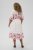 Kaffe Curve Rosa Midi Dress White Rose Border Flower - Kleitas - 