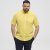 North Latitude Shirt Linen Cotton Short Sleeve TALL Yellow - TALL-izmēri - Apģērbs gariem vīriešiem