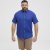 North Latitude Shirt Linen Cotton Short Sleeve Blue - Krekli - Krekli - 2XL-8XL