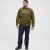 North Latitude Sweatshirt Army Green TALL - VĪRIEŠU APĢĒRBS MT-6XLT - Apģērbs gariem vīriešiem