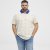 North Latitude Polo Pique Printed Off-White - Polo krekli - Polo krekli - 2XL-8XL