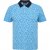 North Latitude Polo Pique Printed Turquoise - Polo krekli - Polo krekli - 2XL-8XL
