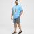 North Latitude T-Shirt Printed Turquoise - T-krekli - T-krekli - 2XL-14XL