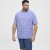North Latitude Shirt Denim Printed Allover Blue - Krekli - Krekli - 2XL-8XL