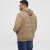 North Latitude Hoodie with Zipper Dark Sand - Džemperi un džemperi ar kapuci - Džemperi - 2XL-14XL