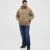 North Latitude Hoodie with Zipper Dark Sand - Džemperi un džemperi ar kapuci - Džemperi - 2XL-14XL