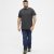 North Latitude T-Shirt 2-Pack Dark Grey Melange - T-krekli - T-krekli - 2XL-14XL