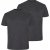 North Latitude T-Shirt 2-Pack Dark Grey Melange - T-krekli - T-krekli - 2XL-14XL