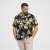 North Latitude Shirt Short Sleeve Printed Allover Black - Krekli - Krekli - 2XL-8XL