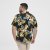 North Latitude Shirt Short Sleeve Printed Allover Black - Krekli - Krekli - 2XL-8XL
