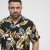 North Latitude Shirt Short Sleeve Printed Allover Black - Krekli - Krekli - 2XL-8XL