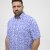 North Latitude Shirt Denim Printed Allover Blue - Krekli - Krekli - 2XL-8XL