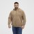 North Latitude Hoodie with Zipper Dark Sand - Džemperi un džemperi ar kapuci - Džemperi - 2XL-14XL