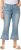 Ulla Popken Cropped Flared Eyelet Jeans Light Blue - Džinsi & Bikses Lielos Izmēros – Plus Size - 
