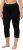 Ulla Popken Basic Stretch Knit Capris Black - Džinsi & Bikses Lielos Izmēros – Plus Size - 