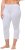 Ulla Popken Basic Stretch Knit Capris White - Džinsi & Bikses Lielos Izmēros – Plus Size - 