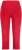 Ulla Popken Basic Stretch Knit Capris Red - Džinsi & Bikses Lielos Izmēros – Plus Size - 