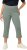 Ulla Popken Stretch Basic Bengaline Capri Pants Light Moss Green - Džinsi & Bikses Lielos Izmēros – Plus Size - 