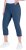 Ulla Popken Stretch Basic Bengaline Capri Pants Denim Blue - Džinsi & Bikses Lielos Izmēros – Plus Size - 