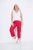 Ulla Popken Roll Tab Hem Stretch Cargo Pants Red - Bikses - Lielo izmēru bikses sievietēm
