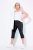 Ulla Popken Bengaline Elastic Waist Stretch Capri Pants Black - Auduma bikses - Platās auduma bikses sievietēm
