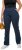 Ulla Popken Straight Leg Elastic Waist Mandy Fit Stretch Jeans Denim Blue - Džinsi & Bikses Lielos Izmēros – Plus Size - 
