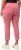 Ulla Popken Check Bengaline Slim Leg Sienna Fit Stretch Crop Pants Light Pink - Džinsi & Bikses Lielos Izmēros – Plus Size - 