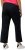 Ulla Popken Wide Leg Ruby Fit Stretch Chino Pants Dark Teal - Džinsi & Bikses Lielos Izmēros – Plus Size - 