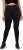 Ulla Popken High Waist Quick Dry Recycled Stretch Leggings Black - Džinsi & Bikses Lielos Izmēros – Plus Size - 