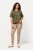 Ulla Popken Stretch Blend Bengaline Pants Dark Putty - Bikses - Lielo izmēru bikses sievietēm