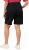 Ulla Popken Basic Denim Mandy Bermuda Shorts Black - Džinsi & Bikses Lielos Izmēros – Plus Size - 