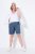 Ulla Popken Cargo Bermuda Shorts Atlantic Blue - Šorti - Sieviešu šorti lielos izmēros