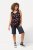 Ulla Popken Frayed Hemline Elastic Waistband Bermuda Shorts Navy - Šorti - Sieviešu šorti lielos izmēros