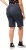 Ulla Popken Frayed Hemline Elastic Waistband Bermuda Shorts Navy - Džinsi & Bikses Lielos Izmēros – Plus Size - 