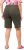 Ulla Popken Frayed Hemline Elastic Waistband Bermuda Shorts Loden Green - Džinsi & Bikses Lielos Izmēros – Plus Size - 