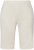 Ulla Popken Frayed Hemline Elastic Waistband Bermuda Shorts White - Džinsi & Bikses Lielos Izmēros – Plus Size - 