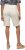 Ulla Popken Frayed Hemline Elastic Waistband Bermuda Shorts White - Džinsi & Bikses Lielos Izmēros – Plus Size - 