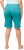 Ulla Popken Frayed Hemline Elastic Waistband Bermuda Shorts Bright Turquoise - Džinsi & Bikses Lielos Izmēros – Plus Size - 