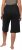 Ulla Popken Wide Leg Flared Bermuda Shorts Black - Džinsi & Bikses Lielos Izmēros – Plus Size - 