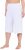 Ulla Popken Wide Leg Flared Bermuda Shorts White - Džinsi & Bikses Lielos Izmēros – Plus Size - 