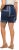 Ulla Popken Paisley Pull On Shorts Blue - Džinsi & Bikses Lielos Izmēros – Plus Size - 
