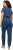 Ulla Popken Wrap Look Short Sleeve Denim Jumpsuit Blue - Džinsi & Bikses Lielos Izmēros – Plus Size - 