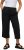 Ulla Popken Cropped Ruby Fit Pants Black - Džinsi & Bikses Lielos Izmēros – Plus Size - 