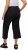 Ulla Popken Cropped Ruby Fit Pants Black - Džinsi & Bikses Lielos Izmēros – Plus Size - 