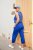 Ulla Popken Cropped Ruby Fit Pants Blue - Džinsi & Bikses Lielos Izmēros – Plus Size - 