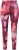 Ulla Popken Abstract Print Ski Leggings Red - Džinsi & Bikses Lielos Izmēros – Plus Size - 