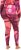 Ulla Popken Abstract Print Ski Leggings Red - Džinsi & Bikses Lielos Izmēros – Plus Size - 