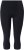 Ulla Popken Cropped Sports Leggings Black - Džinsi & Bikses Lielos Izmēros – Plus Size - 