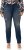 Ulla Popken Sammy Destroy 5 Pocket Jeans Blue Denim - Džinsi & Bikses Lielos Izmēros – Plus Size - 