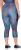 Ulla Popken Quick Dry Cropped Geometric Print Leggings Grey - Džinsi & Bikses Lielos Izmēros – Plus Size - 